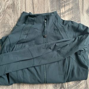 Lululemon define jacket in dark aqua (green jasper)